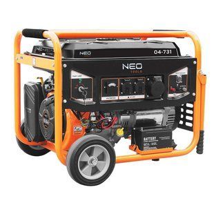 Генератор бензиновий Neo Tools 230В (1 фаза), 6/6.5кВт, електростарт, AVR, 85кг 04-731 фото