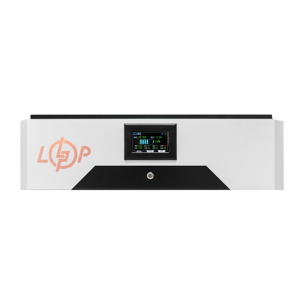 Акумулятор LP LiFePO4 51,2V - 280 Ah (14336Wh) (BMS 200A/200А) метал F LCD Smart BT (30434) LP30434 фото