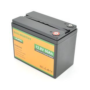 Аккумуляторная батарея Eco-Worthy LiFePO4 12,8V 50Ah,(50 / 50A), 0&deg;C до 60&deg;C, винт M8, 233х135х215 мм. 6.4 кг Eco-Worthy-1250 фото