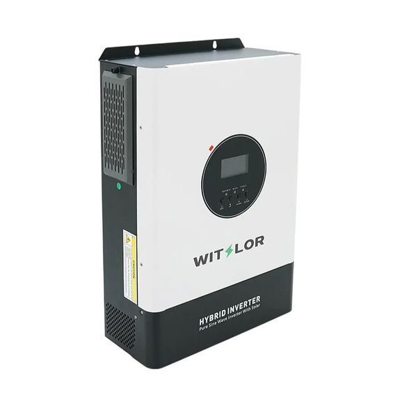 Гібридний інвертор WITSLOR HF6248-B, 1Ф-6,2kW, 48V, струм заряду 10-100А, 200-400V, MPPT 90-500VDC, PV 500VDC, 12kg HF6248-B фото