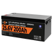 Акумулятор LP LiFePO4 24V (25,6V) - 200 Ah (5120Wh) (Smart BMS 100А) з BT пластик (20201) LP20201 фото 3