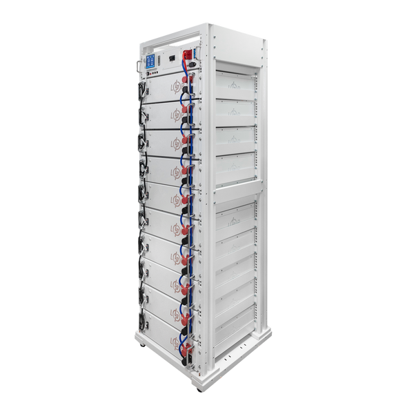 Акумулятор LP LiFePO4 Battery HVM 512V 100Ah (51200 Wh) BMS 125А AB Lrack white (37906) LP37906 фото
