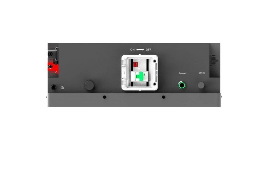 Акумуляторна батарея LiFePO4 Dyness Power Haus, 51.2V / 100Аh (5,12kWh), BMS75A, Wi-Fi, CAN / RS485, Aerosol Fire, Heating, 8000Cycles, 50parallel, IP66, 450х165х640mm, 54,4kg Dyness Power Haus фото