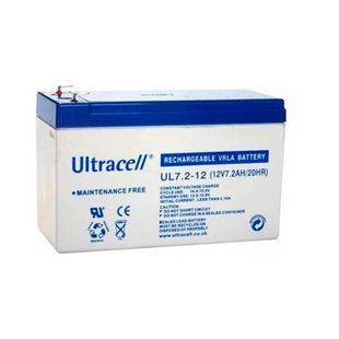 Акумуляторна батарея Ultracell UL7.2-12 AGM 12V 7,2 Ah (151 x 65 x 99) White Q8 / 420 UL7.2-12 фото