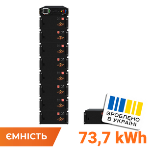 Високовольтний акумулятор LP LiFePO4 Battery HVM 460,8V 160Ah (73728 Wh) BMS 125А метал (24748) LP24748 фото
