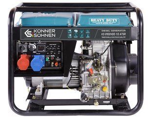 Генератор дизельний Konner&Sohnen KS 8102HDE-1/3 ATSR (EURO II), 230/400В, 5.5/6.5кВт, передстартовий підігрів, 117кг KS8102HDE-1/3ATSR фото