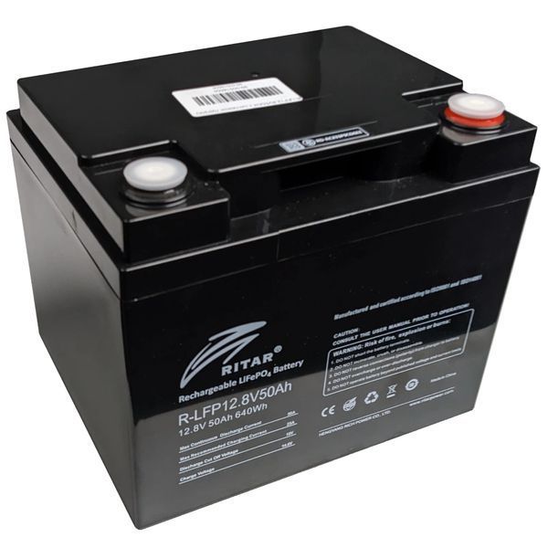 Ritar R-LFP12.8V50AH Акумуляторна батарея 99-00023433 фото