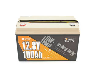 Акумуляторна батарея LiFePO4 Power Queen 12.8V 100Ah Low-Temp 1280Wh BMS 100A 329*172*214мм P12V100-100-LTP-4-A100 фото