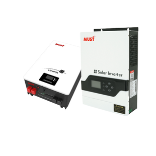 Комплект інвертор MUST PV18-3224VPM II, 3200W + Акумуляторна батарея Must LiFePO4 LP16-24200 25.6V 200Ah, 5,12kWh PV18-3224VPM II +  LP16-24200 фото