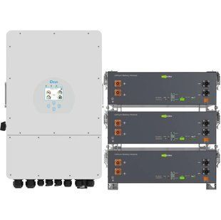 Система зберігання енергії DEYE SV-1DE10K1-LEC15K1-1 10kW 15.4kWh 3BAT LiFePO4 &ge;6000 циклів (SV-1DE10K1-LEC15K1-1) SV-1DE10K1-LEC15K1-1 фото