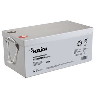 Акумуляторна батарея MERLION AGM GP122500M8 12 V 250 Ah (525 x 275 x 278) Q1 / 18 GP122500M8 фото