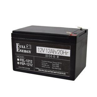 Акумулятор 12В 12 А&middot;год для ДБЖ Full Energy FEP-1212 8229 фото