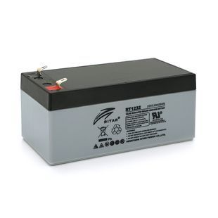 Акумуляторна батарея AGM RITAR RT1232, Gray / Black Case, 12V 3.2Ah (133 х 67х 59 (63) ) Q10 RT1232 фото