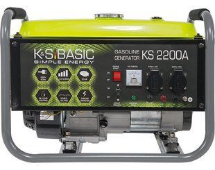 Генератор бензиновий Konner&Sohnen KSB 2200A, 230В, 2.0 кВт, ручний стартер, 33.2кг KSB2200A фото