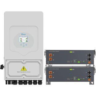 Система зберігання енергії DEYE SV-1DE6K2-LEC10K1-1 6kW 10.2kWh 2BAT LiFePO4 &ge;6000 циклів (SV-1DE6K2-LEC10K1-1) SV-1DE6K2-LEC10K1-1 фото