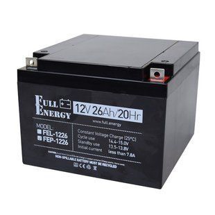 Акумулятор 12В 26 А&middot;год для ДБЖ Full Energy FEP-1226 8245 фото