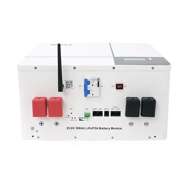 Акумуляторна батарея Must LiFePO4 LP16-24300 25.6V 300Ah, 7,68kWh, BMS100A@8S, CAN2.0 / RS232 / RS485, 6000 cycles, 486x442x250,44kg LP16-24300 фото
