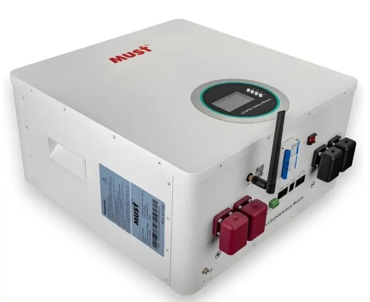 Акумуляторна батарея Must LiFePO4 LP16-24320 25.6V 300Ah, 8,2kWh, BMS100A@8S, CAN2.0 / RS232 / RS485, 6000 cycles LP16-24320 фото