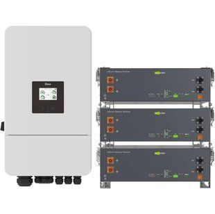 Система зберігання енергії DEYE SV-3DE10K1-LEC15K1-1 10kW 15.4kWh 3BAT LiFePO4 &ge;6000 циклів (SV-3DE10K1-LEC15K1-1) SV-3DE10K1-LEC15K1-1 фото