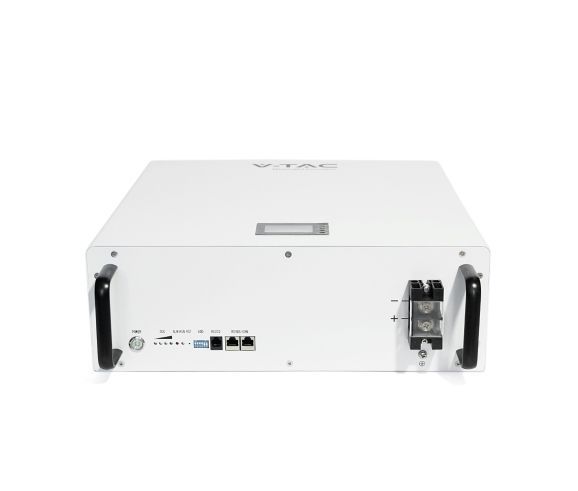 Акумуляторна батарея V-TAC VT48100E-W LiFePO4 51,2V 100Аh 5.12kWh,(100 / 100A)585x565x275mm, 50,67kg VT48100E-W фото
