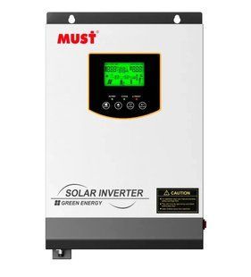 Гібридний інвертор MUST PV18-1012VMPK, 1000W, 12V, струм заряду 10 / 20A, 230V / 4.35A, MPPT (60А, 105 Vdc) PV18-1012VMPK фото
