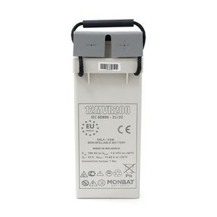 Акумуляторна батарея MONBAT FRONT TERMINAL 12MVR200 AGM 12V / 200 Ah, 555x125x316 мм, 59.2 кг 12MVR200 фото