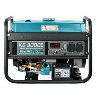 Генератор бензиновий Konner&Sohnen KS 3000E, 230В, 3.0кВт, електростартер, 46.1кг KS3000E фото