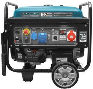Генератор бензиновий Konner&Sohnen KS 12-1E 1/3 ATSR, 230/400В, 8.2/9.2кВт, АВР (ATS), електростартер, 120кг KS12-1E1/3ATSR фото