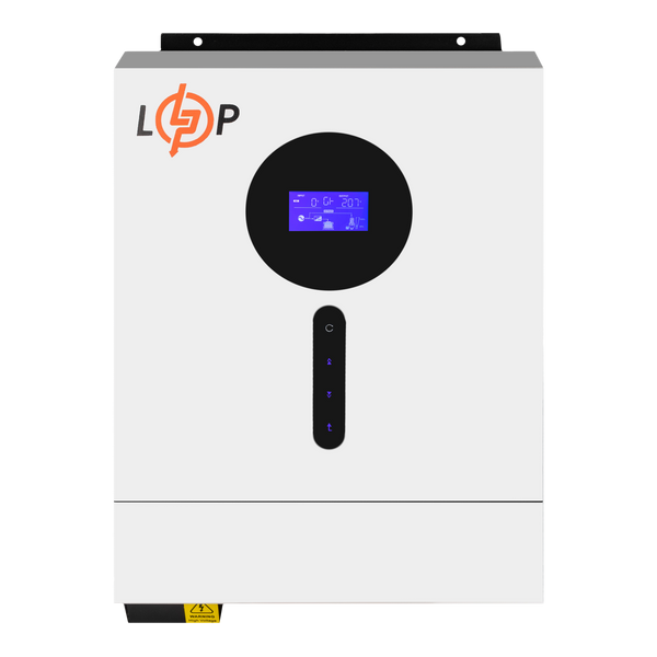 Гібридний сонячний інвертор (ДБЖ) LPW-VM II Elite 6000VA (6000Вт) 48V 120A MPPT 60-450V ON-OFF GRID (30594) LP30594 фото