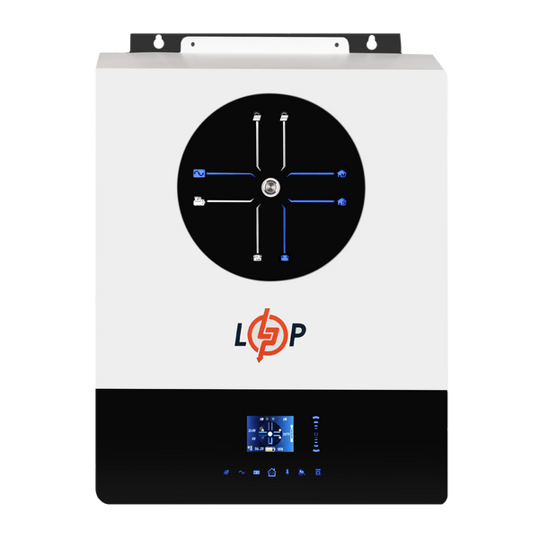 Гібридний сонячний інвертор (ДБЖ) LPW-MAXII-ULTRA 11000VA (11000Вт) 48V 150A MPPT 90-450V ON-OFF GRID (30593) LP30593 фото